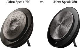 So sánh thiết bị họp trực tuyến Jabra Speak 710 và Jabra Speak 750