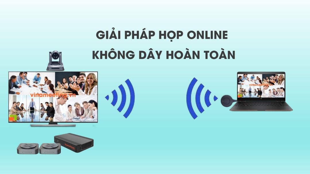 Giải pháp phòng họp trực tuyến không dây: Đỉnh cao công nghệ hội nghị trực tuyến 2026